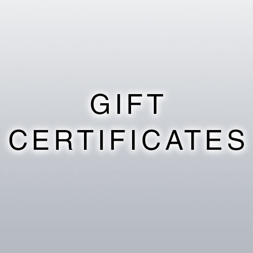 GIFT CERTIFICATES